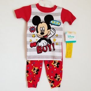 Disney Baby Boys 12M Mickey Mouse 2pc. Pajama Set